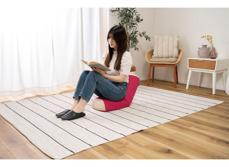 ストレッチポール ヨガポール ヨガチェア 座椅子 座いす エクササイズ おしゃれ リクライニング リラックス メッシュ ピロー まくら 枕 ピンク ブラウン ベージュ(代引不可)