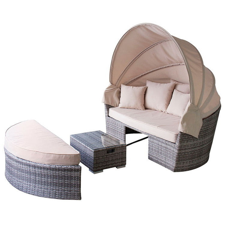 アウトドアリビングセット テーブルセット ガーデンソファ ガーデンチェア ガーデンテーブル ガーデンベンチ ベッド 屋外家具 ガーデンファニチャー テラス バルコニー リゾート(代引不可)