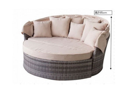 アウトドアリビングセット テーブルセット ガーデンソファ ガーデンチェア ガーデンテーブル ガーデンベンチ ベッド 屋外家具 ガーデンファニチャー テラス バルコニー リゾート(代引不可)