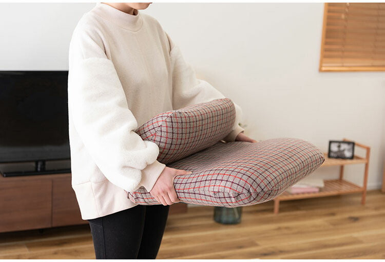 ワイドカックンリクライナー リクライナー 座椅子 フロアチェア ベージュ グレー フィット 折りたたみ コンパクト リクライニング おしゃれ かわいい チェック柄 ゆったり(代引不可)