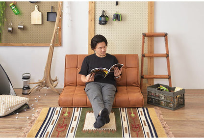 ソファ ソファー 2人掛け 二人掛け 一人暮らし おしゃれ かわいい フロアソファー フロアソファ ロータイプ ローソファー ローソファ リクライニング リクライニングソファ ポケットコイル(代引不可)