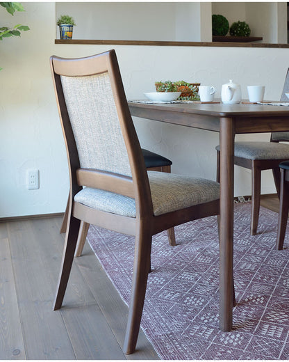 ルーシー ダイニングチェア 座面高さ45cm チェア 椅子 食卓 木製 北欧 合皮 レザー ファブリック グレー ライトブラック インテリア おしゃれ(代引不可)