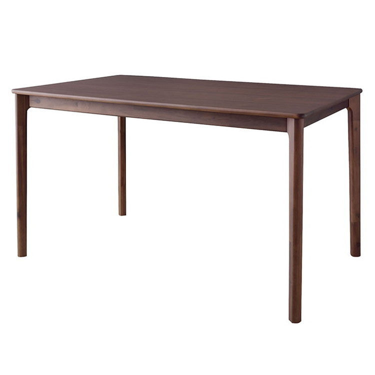 ダイニングテーブル リビングテーブル 約幅135cm ブラウン 木製 アジャスター付き 組立品 リビング インテリア家具 備品 おしゃれ インテリア(代引不可)