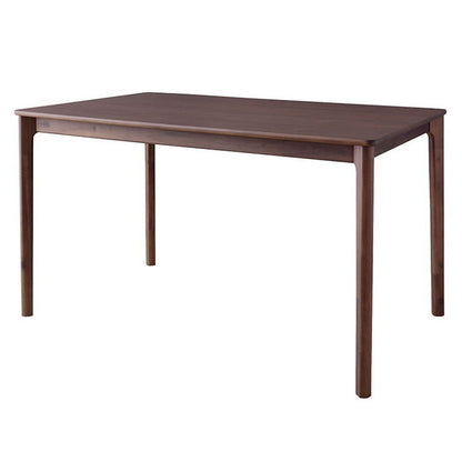 ダイニングテーブル リビングテーブル 約幅135cm ブラウン 木製 アジャスター付き 組立品 リビング インテリア家具 備品 おしゃれ インテリア(代引不可)