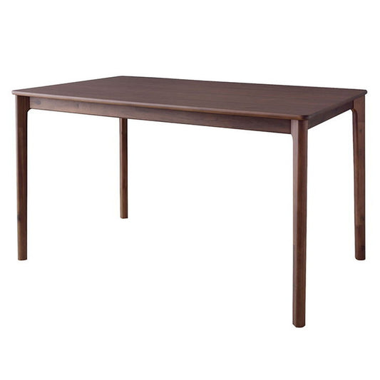 ダイニングテーブル リビングテーブル 約幅135cm ブラウン 木製 アジャスター付き 組立品 リビング インテリア家具 備品 おしゃれ インテリア(代引不可)