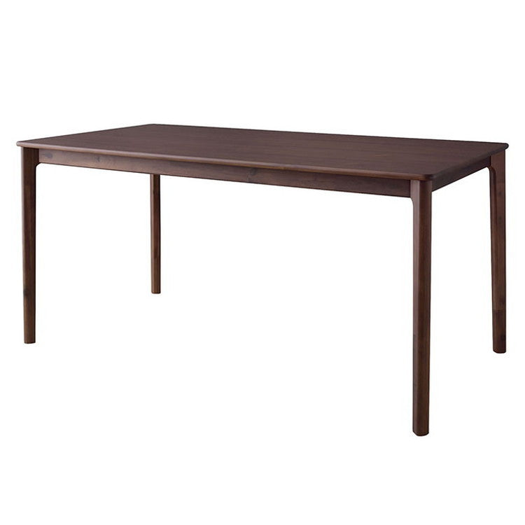 ダイニングテーブル リビングテーブル 約幅150cm ブラウン 木製 アジャスター付き 組立品 リビング インテリア家具 備品 おしゃれ インテリア(代引不可)