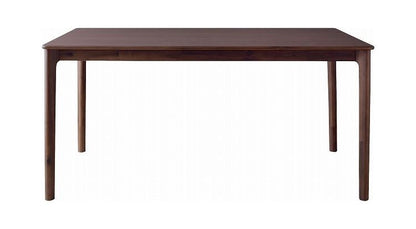 ダイニングテーブル リビングテーブル 約幅150cm ブラウン 木製 アジャスター付き 組立品 リビング インテリア家具 備品 おしゃれ インテリア(代引不可)