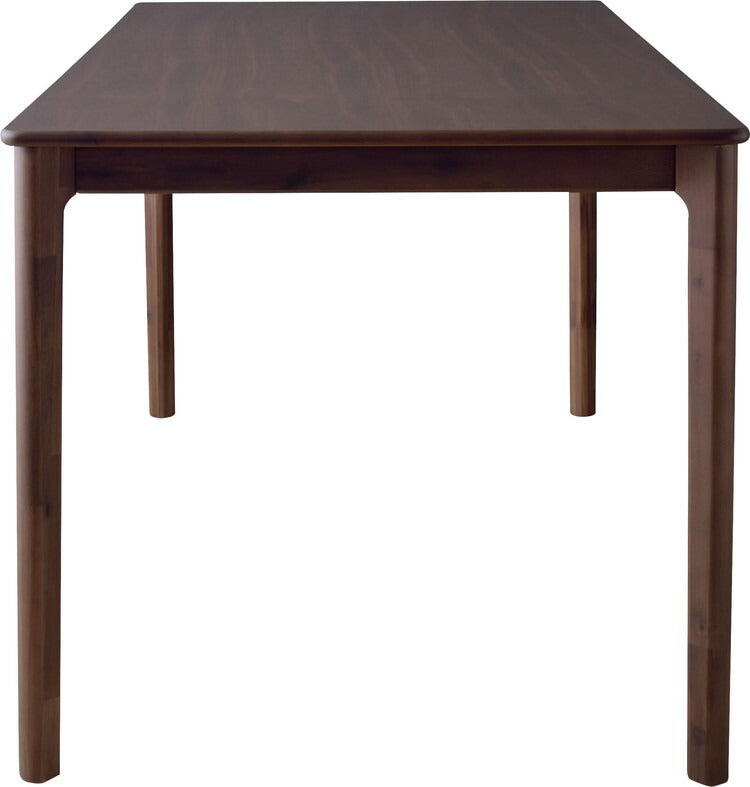 ダイニングテーブル リビングテーブル 約幅150cm ブラウン 木製 アジャスター付き 組立品 リビング インテリア家具 備品 おしゃれ インテリア(代引不可)