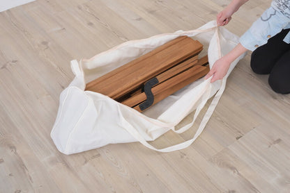 マシュー ロールトップテーブル アウトドアテーブル 折りたたみ テーブル 木製 アウトドア ロールトップテーブル 簡単設置 コンパクト 収納袋付き リビングテーブル 室内(代引不可)