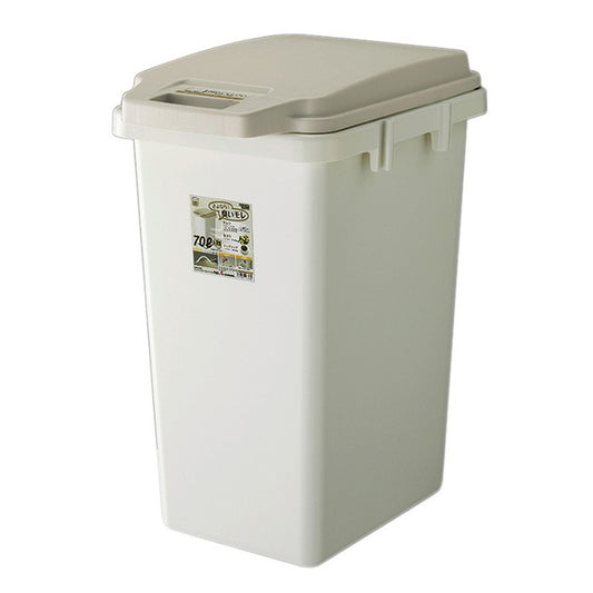 ゴミ箱 おしゃれ キッチン 70リットル 分別 フタ付き ダストボックス におい漏れ防止 におい パッキン 北欧 シンプル ホワイト(代引不可)