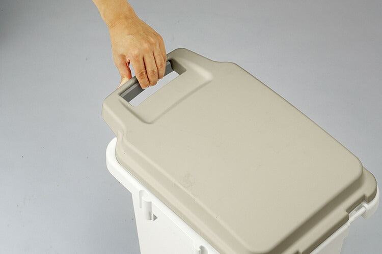 ゴミ箱 おしゃれ キッチン 70リットル 分別 フタ付き ダストボックス におい漏れ防止 におい パッキン 北欧 シンプル ホワイト(代引不可)