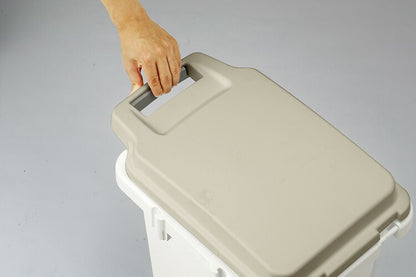 ゴミ箱 おしゃれ キッチン 70リットル 分別 フタ付き ダストボックス におい漏れ防止 におい パッキン 北欧 シンプル ホワイト(代引不可)