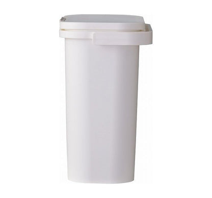 ゴミ箱 おしゃれ 10リットル フタ付き ダストボックス 運べる 持ち運び アウトドア おむつ サニタリー 車内 におい漏れ防止 におい パッキン シンプル ホワイト(代引不可)