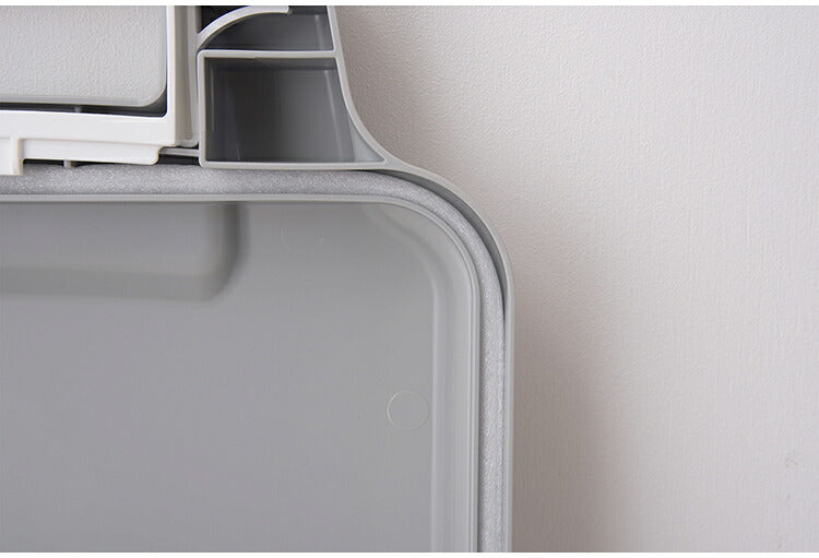 ゴミ箱 ダストボックス 抗菌ペール 抗菌 防臭 防汚加工 パッキン付き キッチン 連結可能 ロック付き シンプル 菌に強い 33L 分別 ホワイト グレー(代引不可)