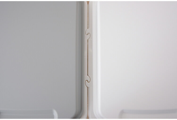 ゴミ箱 ダストボックス 抗菌ペール 抗菌 防臭 防汚加工 パッキン付き キッチン 連結可能 ロック付き シンプル 菌に強い 33L 分別 ホワイト グレー(代引不可)