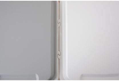 ゴミ箱 ダストボックス 抗菌ペール 抗菌 防臭 防汚加工 パッキン付き キッチン 連結可能 ロック付き シンプル 菌に強い 33L 分別 ホワイト グレー(代引不可)