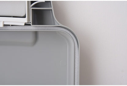 ゴミ箱 ダストボックス 抗菌ペール 抗菌 防臭 防汚加工 パッキン付き キッチン 連結可能 ロック付き シンプル 菌に強い 45L 分別 ホワイト グレー(代引不可)