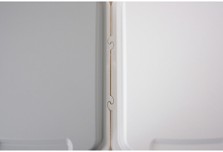 ゴミ箱 ダストボックス 抗菌ペール 抗菌 防臭 防汚加工 パッキン付き キッチン 連結可能 ロック付き シンプル 菌に強い 45L 分別 ホワイト グレー(代引不可)