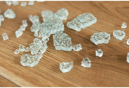 リビングテーブル ガラステーブル センターテーブル ローテーブル テーブル 天然木 幅110cm ナチュラル ブラック おしゃれ 北欧 モダン シンプル 強化ガラス(代引不可)