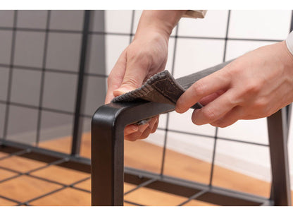 3人掛け ソファ 幅168cm コーデュロイ おしゃれ 北欧 スチール 黒 ブラック 肘置き 肘あり アーム付き インダストリアル モダン シンプル グリーン ベージュ グレー 新生活(代引不可)