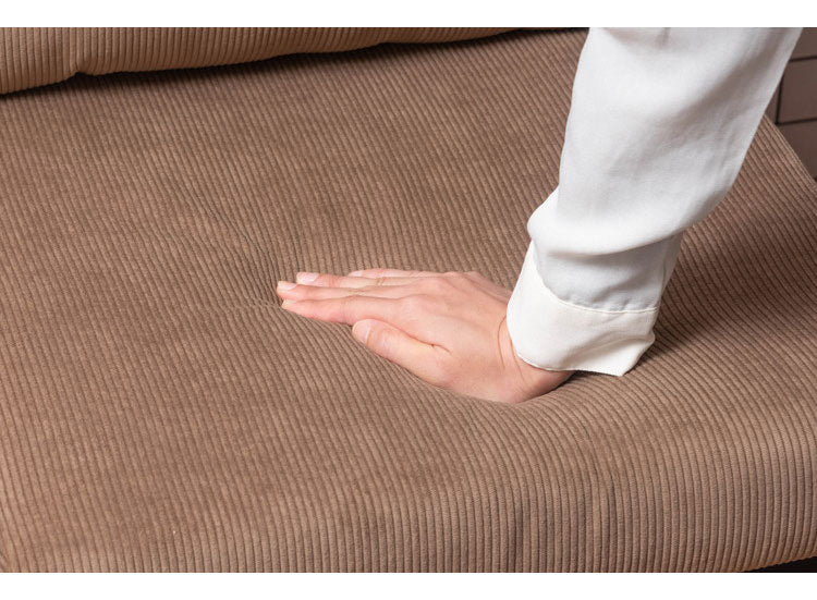 3人掛け ソファ 幅168cm コーデュロイ おしゃれ 北欧 スチール 黒 ブラック 肘置き 肘あり アーム付き インダストリアル モダン シンプル グリーン ベージュ グレー 新生活(代引不可)