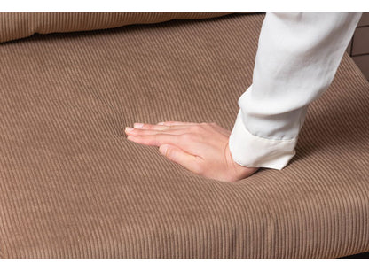 3人掛け ソファ 幅168cm コーデュロイ おしゃれ 北欧 スチール 黒 ブラック 肘置き 肘あり アーム付き インダストリアル モダン シンプル グリーン ベージュ グレー 新生活(代引不可)