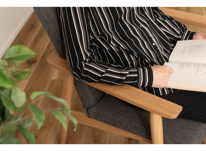 ダイニングチェア 1人掛け 天然木 ファブリック 食卓 肘あり アームレスト付き 背もたれ チェアー 椅子 イス おしゃれ 肘掛け付き アーム付き 固定脚 北欧 ナチュラル ベージュ(代引不可)