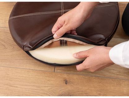 シートクッション シートクッション クッション 椅子用クッション 座面クッション ボンデッドレザー レザークッション ヴィンテージ おしゃれ インテリア 新生活 省スペース コンパクト(代引不可)