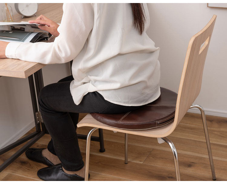 シートクッション シートクッション クッション 椅子用クッション 座面クッション ボンデッドレザー レザークッション ヴィンテージ おしゃれ インテリア 新生活 省スペース コンパクト(代引不可)