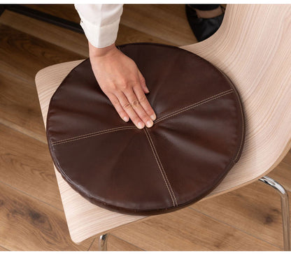 シートクッション シートクッション クッション 椅子用クッション 座面クッション ボンデッドレザー レザークッション ヴィンテージ おしゃれ インテリア 新生活 省スペース コンパクト(代引不可)