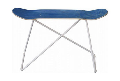 スツール チェア チェアー おしゃれ 椅子 イス いす 背もたれなし アームレス 肘なし 腰掛 ヴィンテージ スケボー スケートボード 黒 ブラック ナチュラル ブルー 青 完成品 高さ45cm(代引不可)