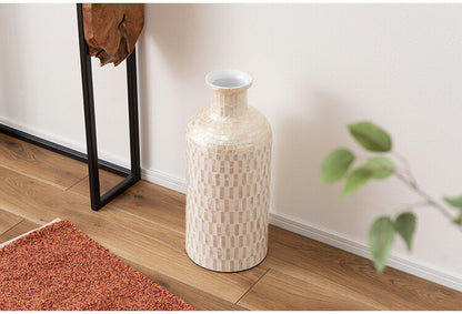 ベースオブジェL SLY-60 東谷 ベースオブジェL ベースオブジェ フラワーベース カピスシェル カピス貝 貝 海岸 天然 高級感 ラグジュアリー ナチュラル モダン アジアン ヨーロッパ 軽量(代引不可)