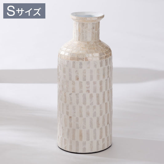 ベースオブジェS SLY-60 東谷 ベースオブジェS ベースオブジェ フラワーベース カピスシェル カピス貝 貝 海岸 天然 高級感 ラグジュアリー ナチュラル モダン アジアン ヨーロッパ 軽量(代引不可)