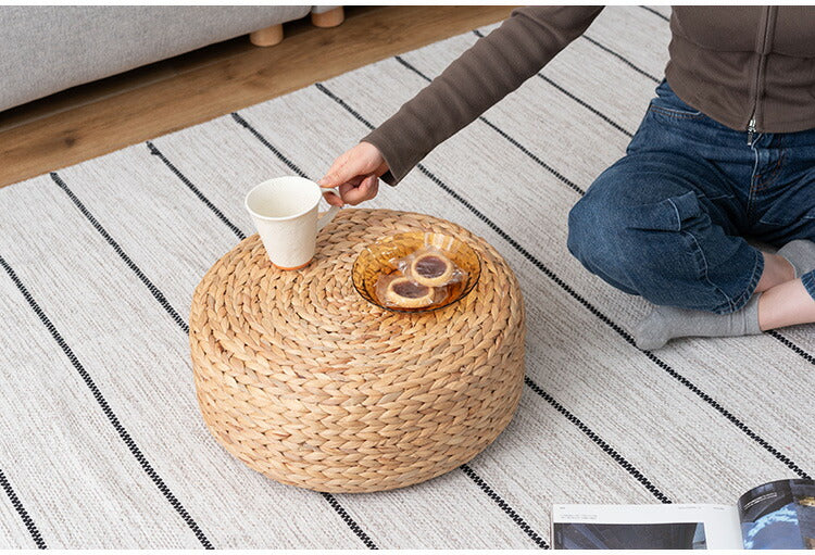 ロースツールS SLY-60 東谷 ロースツール ウォーターヒヤシンス 椅子 低い椅子 スツール おしゃれ ボヘミアン 低い ミニスツール コンパクト かわいい アジアン リゾート 北欧 ナチュラル 韓国(代引不可)