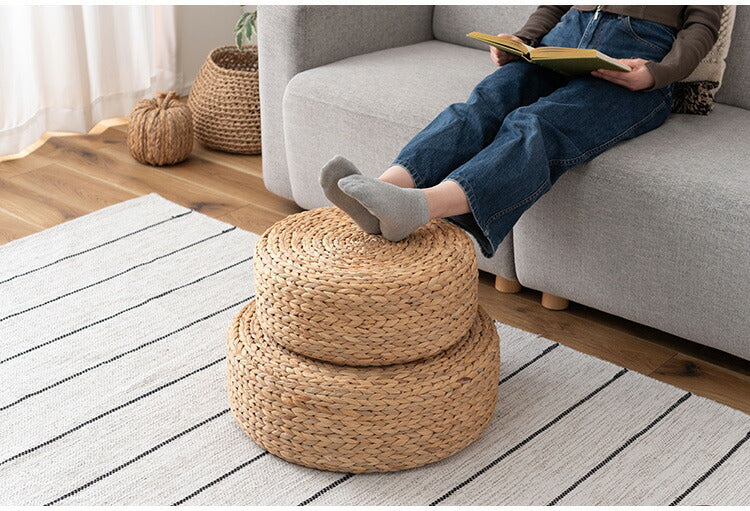 ロースツールS SLY-60 東谷 ロースツール ウォーターヒヤシンス 椅子 低い椅子 スツール おしゃれ ボヘミアン 低い ミニスツール コンパクト かわいい アジアン リゾート 北欧 ナチュラル 韓国(代引不可)