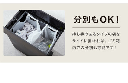 【5%OFF】ゴミ箱 ごみ箱 ワンタッチ 2個セット おしゃれ キッチン 45l 45リットル 幅27 奥行42.5 高さ48 分別 フタ付き ダストボックス ペダル式 北欧 シンプル 一人暮らし 抗菌 防汚 省スペース(代引不可)