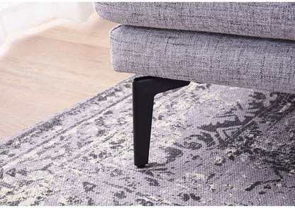 オットマン スツール ソファ ソファー チェア 足置き 1人掛け ポケットコイル 2way ロータイプ使用可 スチール脚 レザー風 高級感 おしゃれ ベージュ(代引不可)