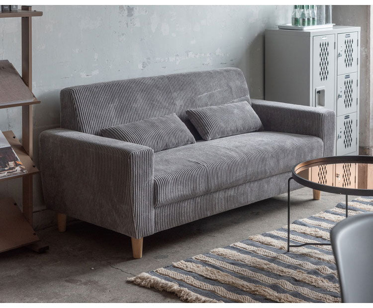 ソファ ソファ ソファー コーデュロイ 天然木 ナチュラル シンプル 幅160cm ワイド 大きめ 二人掛け 三人掛け 木製 北欧 新生活 おしゃれ グリーン グレー ライトグレー インテリア おしゃれ(代引不可)