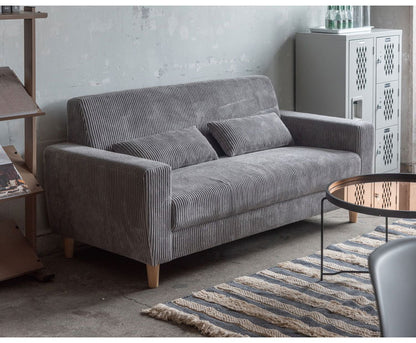 ソファ ソファ ソファー コーデュロイ 天然木 ナチュラル シンプル 幅160cm ワイド 大きめ 二人掛け 三人掛け 木製 北欧 新生活 おしゃれ グリーン グレー ライトグレー インテリア おしゃれ(代引不可)