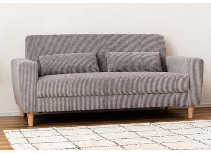 ソファ ソファ ソファー コーデュロイ 天然木 ナチュラル シンプル 幅160cm ワイド 大きめ 二人掛け 三人掛け 木製 北欧 新生活 おしゃれ グリーン グレー ライトグレー インテリア おしゃれ(代引不可)