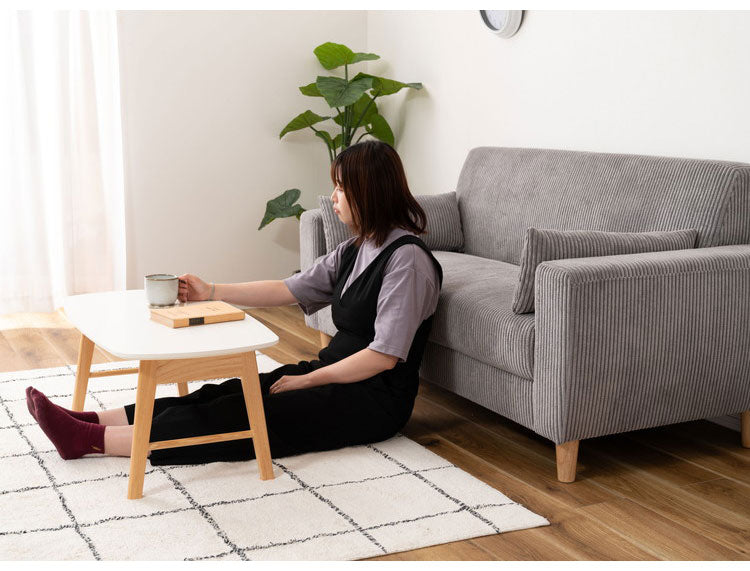 ソファ ソファ ソファー コーデュロイ 天然木 ナチュラル シンプル 幅160cm ワイド 大きめ 二人掛け 三人掛け 木製 北欧 新生活 おしゃれ グリーン グレー ライトグレー インテリア おしゃれ(代引不可)