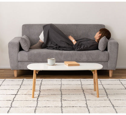 ソファ ソファ ソファー コーデュロイ 天然木 ナチュラル シンプル 幅160cm ワイド 大きめ 二人掛け 三人掛け 木製 北欧 新生活 おしゃれ グリーン グレー ライトグレー インテリア おしゃれ(代引不可)