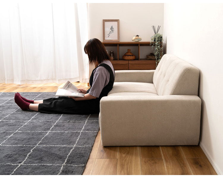 ソファ ソファ ソファー コーデュロイ 天然木 ナチュラル シンプル 幅160cm ワイド 大きめ 二人掛け 三人掛け 木製 北欧 新生活 おしゃれ グリーン グレー ライトグレー インテリア おしゃれ(代引不可)