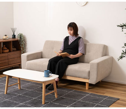 ソファ ソファ ソファー コーデュロイ 天然木 ナチュラル シンプル 幅160cm ワイド 大きめ 二人掛け 三人掛け 木製 北欧 新生活 おしゃれ グリーン グレー ライトグレー インテリア おしゃれ(代引不可)