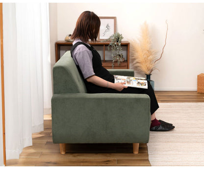 ソファ ソファ ソファー コーデュロイ 天然木 ナチュラル シンプル 幅160cm ワイド 大きめ 二人掛け 三人掛け 木製 北欧 新生活 おしゃれ グリーン グレー ライトグレー インテリア おしゃれ(代引不可)