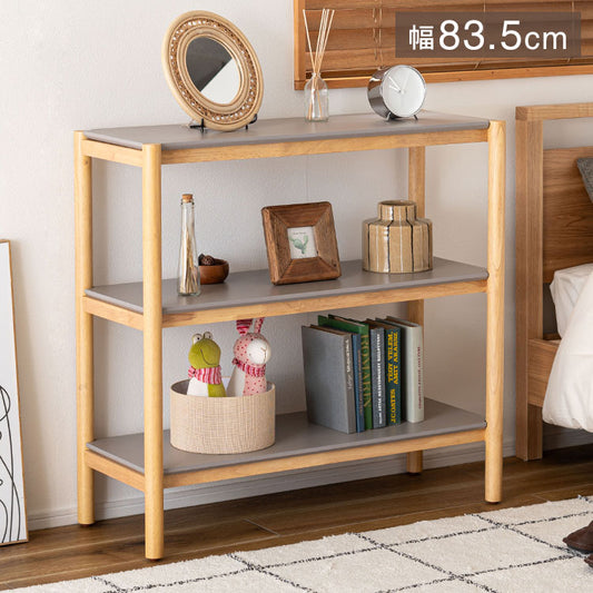 シェルフ 80 TAC-501 東谷 シェルフ 収納 収納棚 ラック オープンラック 3段 三段 見せる収納 シンプル 北欧 ナチュラル シンプル ディスプレイ ディスプレイラック(代引不可)