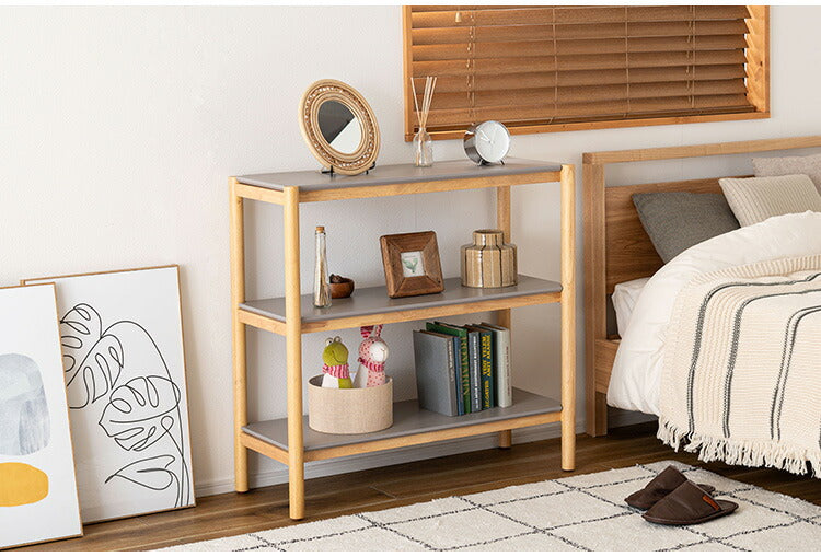 シェルフ 80 TAC-501 東谷 シェルフ 収納 収納棚 ラック オープンラック 3段 三段 見せる収納 シンプル 北欧 ナチュラル シンプル ディスプレイ ディスプレイラック(代引不可)