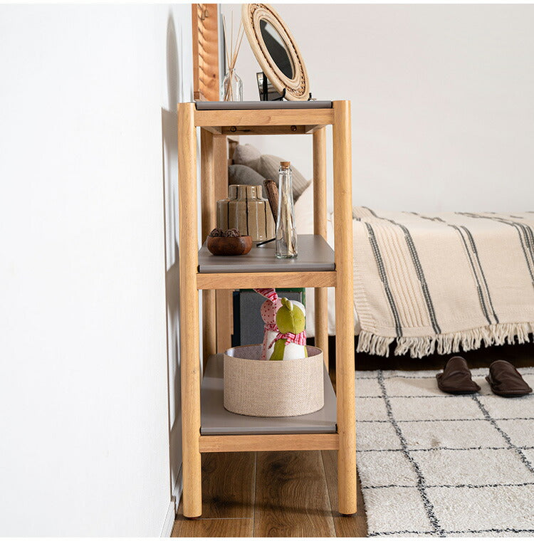 シェルフ 80 TAC-501 東谷 シェルフ 収納 収納棚 ラック オープンラック 3段 三段 見せる収納 シンプル 北欧 ナチュラル シンプル ディスプレイ ディスプレイラック(代引不可)