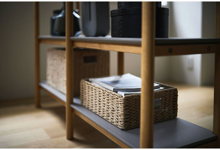 シェルフ 120 TAC-502 東谷 シェルフ ワイド 収納 収納棚 ラック オープンラック 3段 三段 見せる収納 シンプル 北欧 ナチュラル シンプル(代引不可)