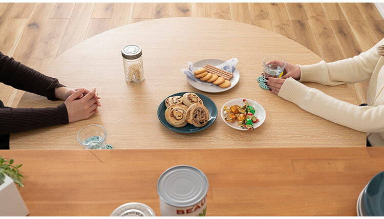 ダイニングテーブル テーブル 4人用 ラウンドテーブル 丸 ラウンド 変形 サークル 白 北欧 ナチュラル ホワイト 木製 天然木 幅120cm おしゃれ シンプル ダイニング 食卓机 壁付け(代引不可)